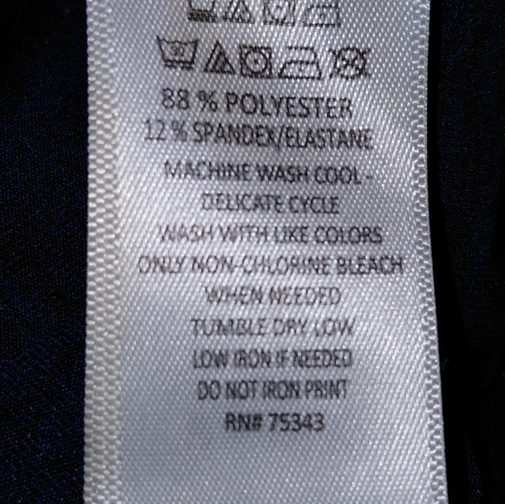 Rorie Whelan Golf Polo Men's Size Large‎  Navy Blue